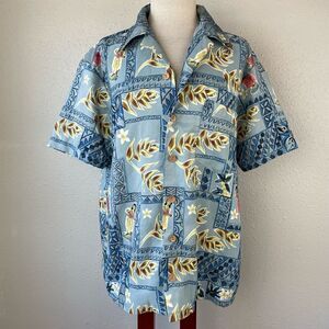 Roundtree Bay Hawaiian Shirt Size M EUC